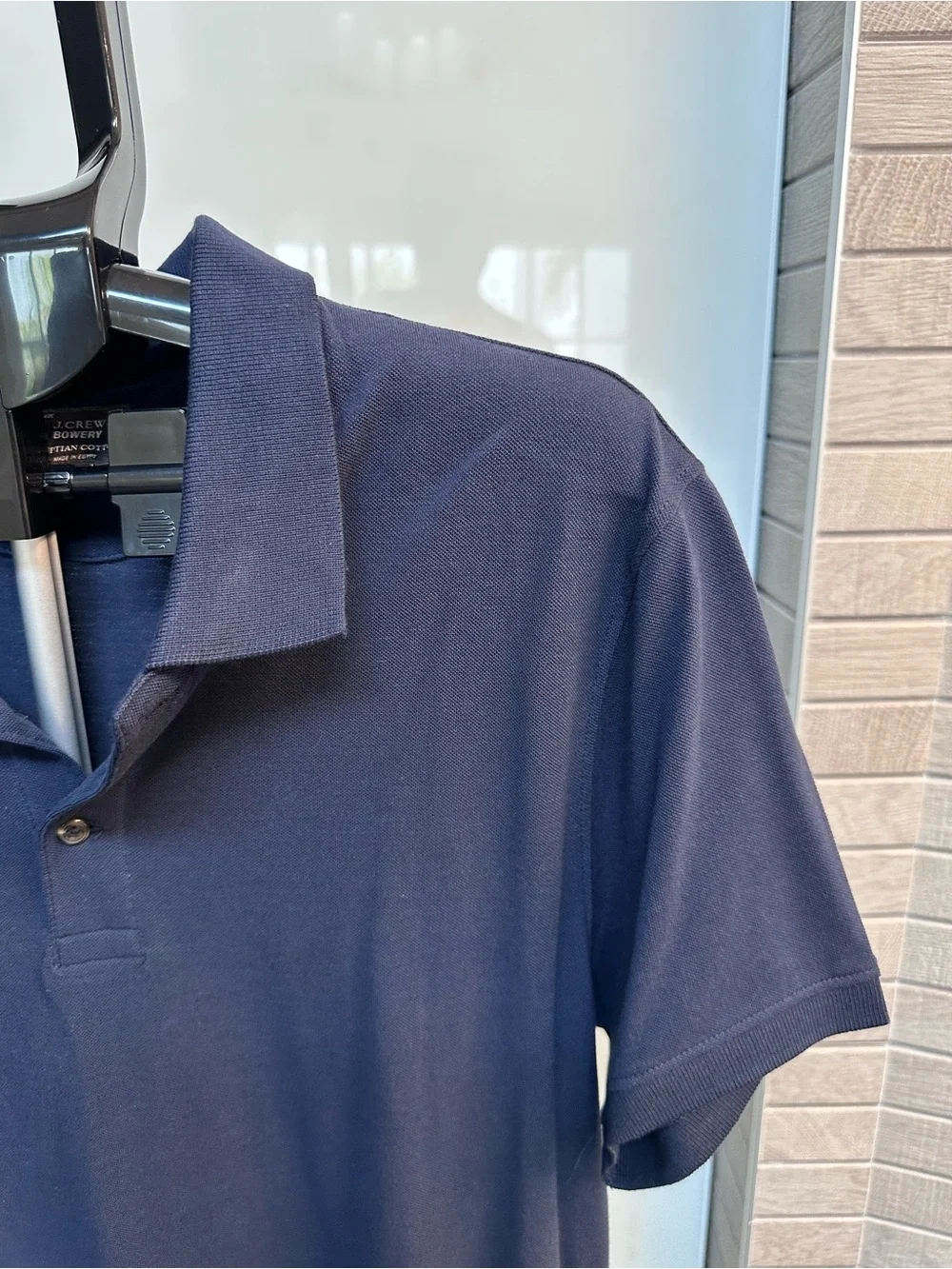 J. Crew Bowery Men's Dark Navy Short-Sleeve Polo